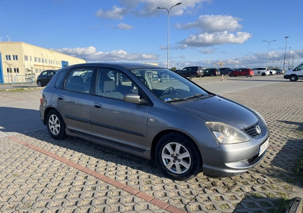 Honda Civic cena 6000 przebieg: 205000, rok produkcji 2004 z Mieszkowice małe 67